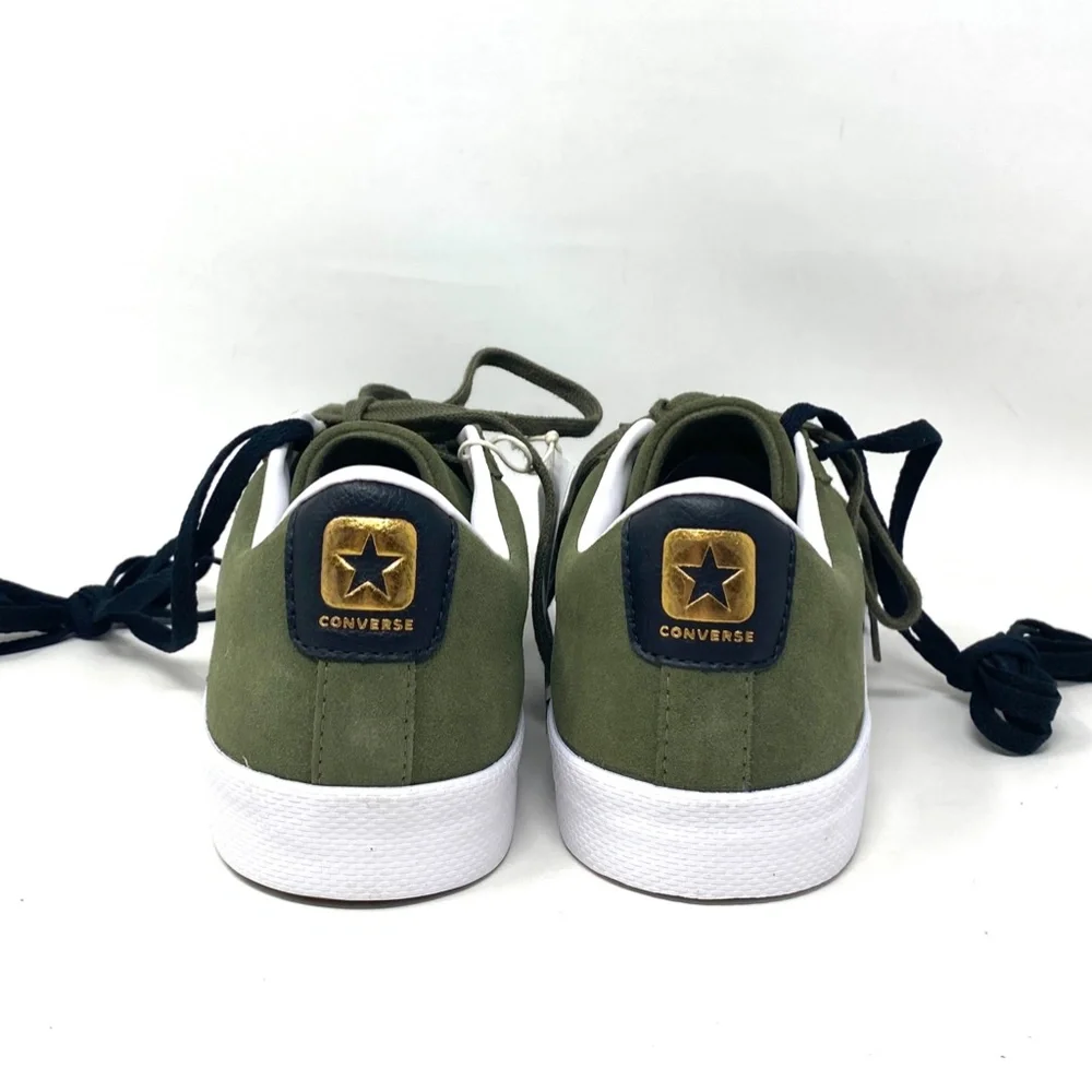 Converse Pro Leather OX Low Top Khaki Black Suede Women's Size Sneakers A00945C - Picture 6 of 10